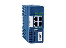 EWON COSY 2 ETHERNET+ 4G
EC6133G_00MA
Conexión a internete (WAN), cable y 4G
Conexión a maquina (LAN), cable
Otros: 1 DI, 1DO, 1SD, 1 USB
Switch 4 puertos configurables para WAN/LAN
(ANTENA NO INCLUIDA)